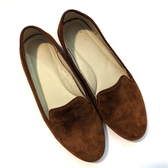 Nisolo Suede Brown Tan Loafers Size 8.5 - Picture 2 of 9